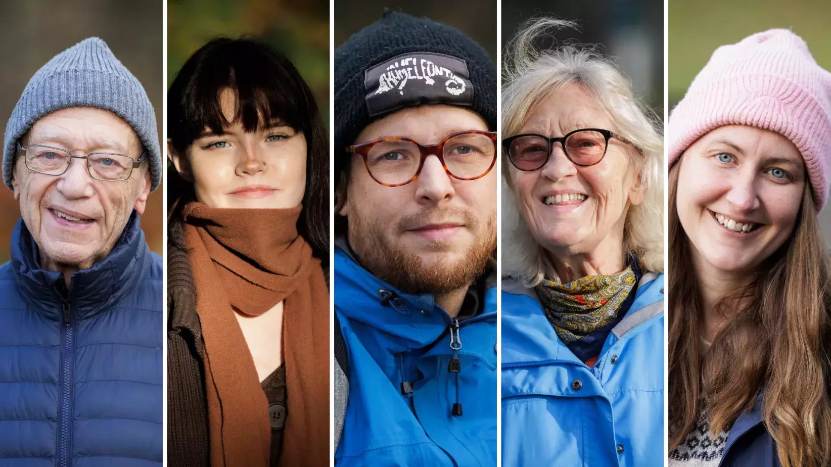 Fem personer, enkät, hur skulle du vilja bli begravd?